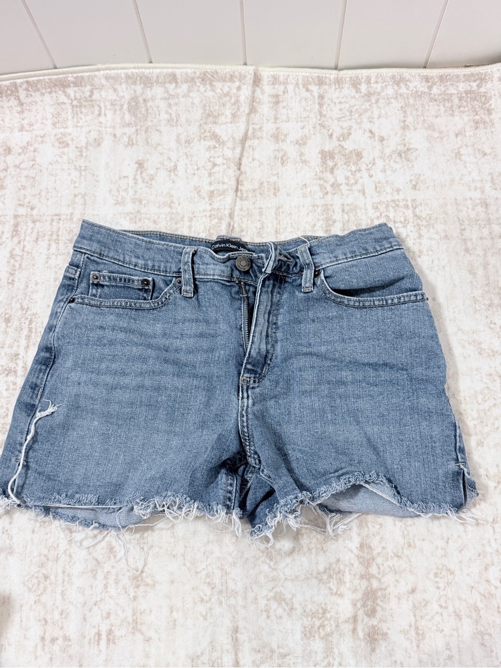 Calvin Klein Light Blue Denim Shorts